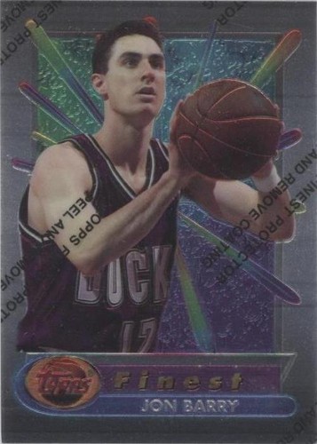 1994-95 Topps Finest - Jon Barry #116