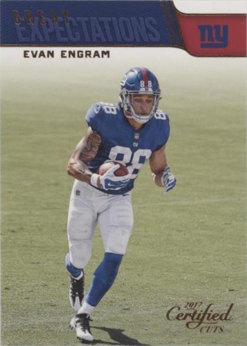 2017 Panini Certified Cuts Evan Engram #13