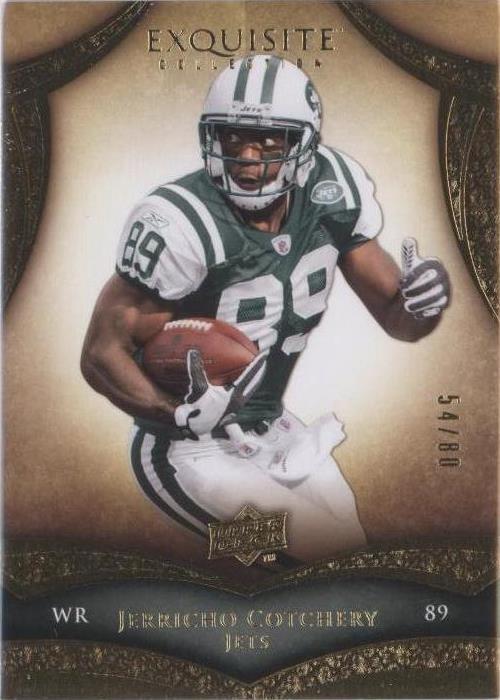 2009 Upper Deck Exquisite Collection Jerricho Cotchery #55