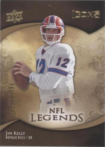2009 Upper Deck Icons Jim Kelly #185
