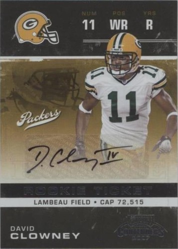 2007 Playoff Contenders David Clowney #139