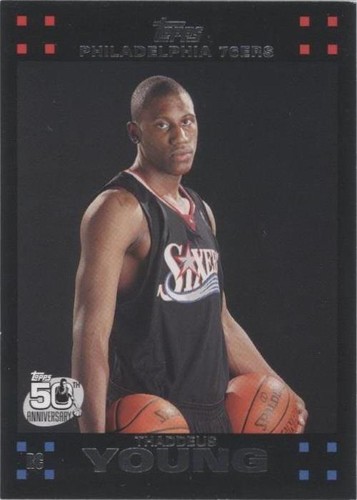 2007-08 Topps - Thaddeus Young #122