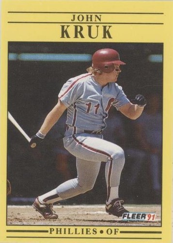 1991 Fleer - John Kruk #402