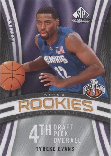 2009-10 SP Game Used - Tyreke Evans #140