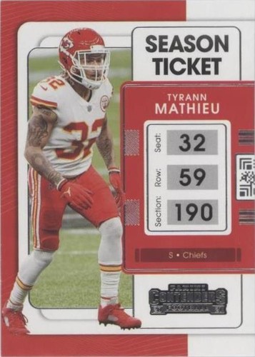 2021 Panini Contenders Tyrann Mathieu #50
