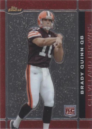 2007 Topps Finest Brady Quinn #102
