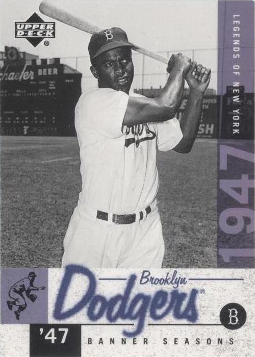 2001 Upper Deck Legends of New York - Jackie Robinson #25