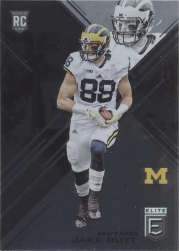 2017 Panini Elite Draft Picks Jake Butt #136