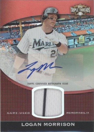 2011 Topps Triple Threads - Logan Morrison #TTUAR-39