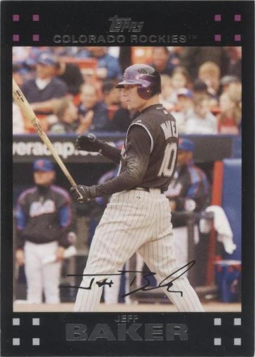 Atualizações e destaques da Topps 2007 - Jeff Baker #UH143