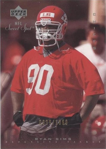 2002 Upper Deck Sweet Spot Ryan Sims #144