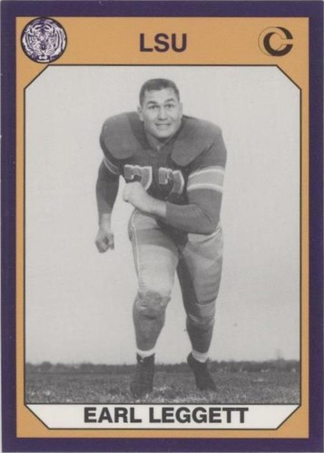 1990 Collegiate Collection LSU Tigers Earl Leggett #80