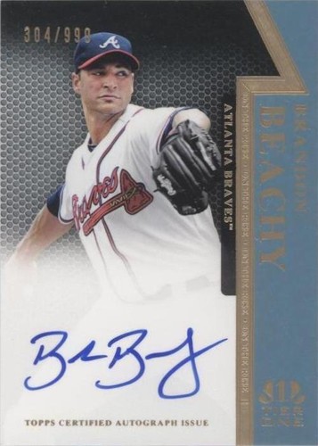 2011 Topps Tier One - Brandon Beachy #OR-BBE