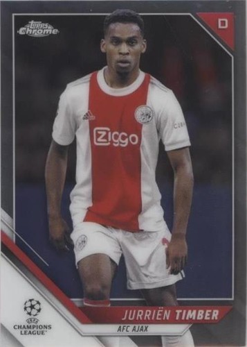 2021-22 Topps Chrome UCL Jurrien Timber #43