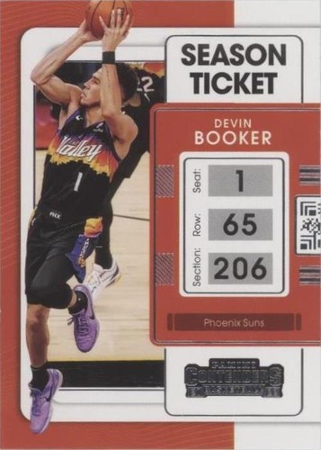 2021-22 Panini Contenders - Devin Booker #9