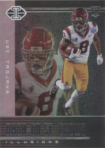 2021 Panini Chronicles Draft Picks Amon-Ra St. Brown #124