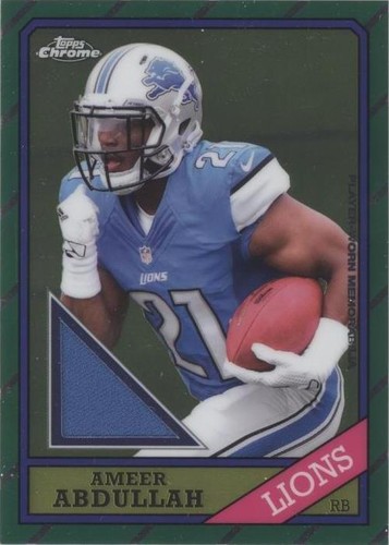 2015 Topps Chrome Ameer Abdullah #T60R-AA