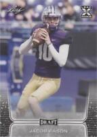 2020 Leaf Draft Jacob Eason #12