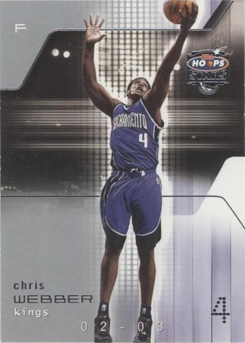 2002-03 NBA Hoops Stars - Chris Webber #128