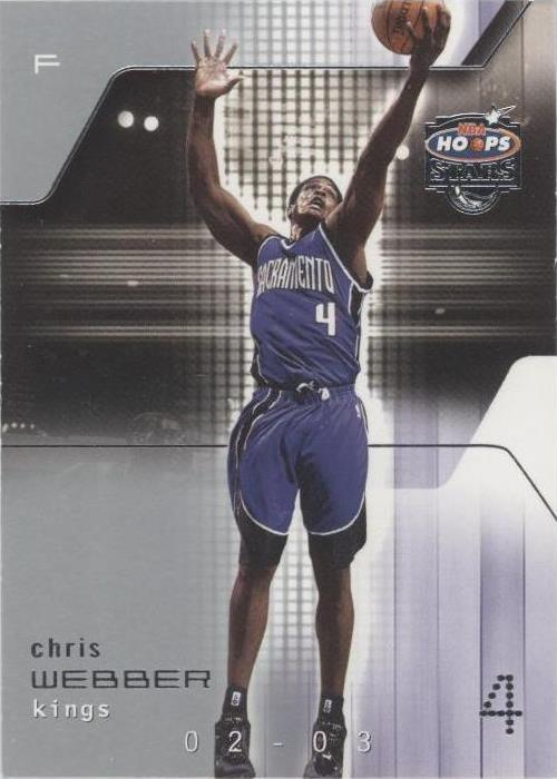 2002-03 NBA Hoops Stars - Chris Webber #128