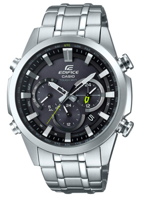 Pre-owned Casio Edifice Eqw-t630jd-1ajf Black Sporty Solar Men's Watch In Box