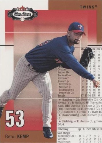 2003 Fleer Box Score - Beau Kemp #151