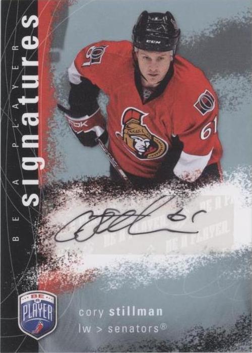 2007-08 Upper Deck Be a Player - Cory Stillman #S-CS