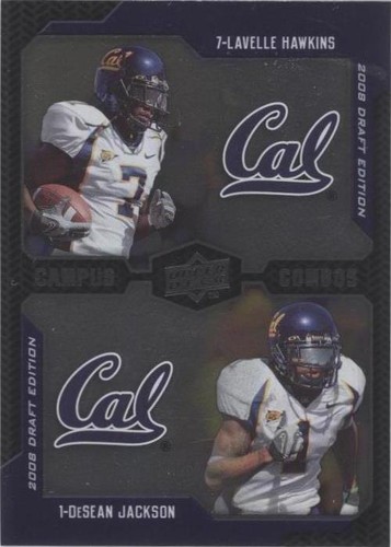 2008 Upper Deck Draft Edition DeSean Jackson Lavelle Hawkins #233