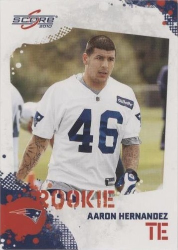 2010 Score Aaron Hernandez #301