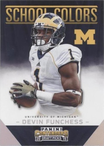 2015 Panini Contenders Draft Picks Devin Funchess #31