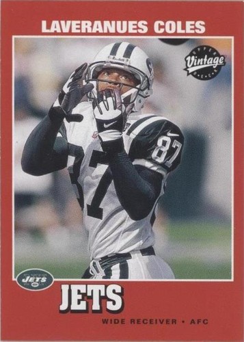 2001 Upper Deck Vintage Laveranues Coles #119