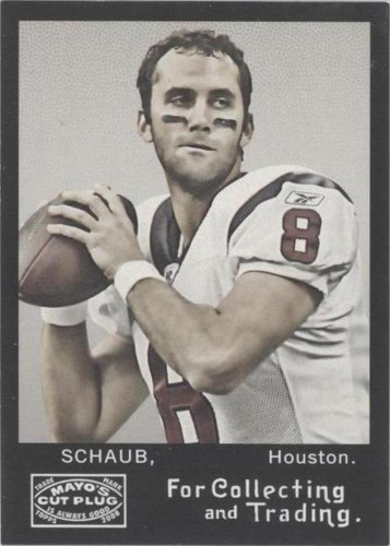 2008 Topps Mayo Matt Schaub #162