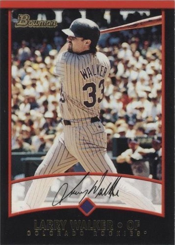 2001 Bowman - Larry Walker #63