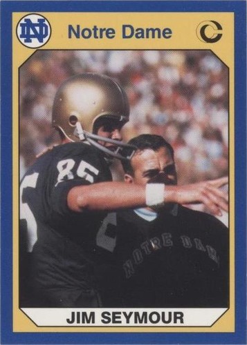 1990 Collegiate Collection University of Notre Dame Jim Seymour #17