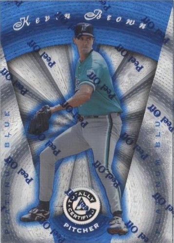 1997 Pinnacle Totally Certified - Kevin Brown #85