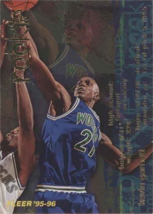 Fleer European 1995-96 - Kevin Garnett #362