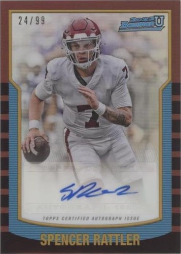 2021-22 Bowman University Spencer Rattler #2KBA-SR