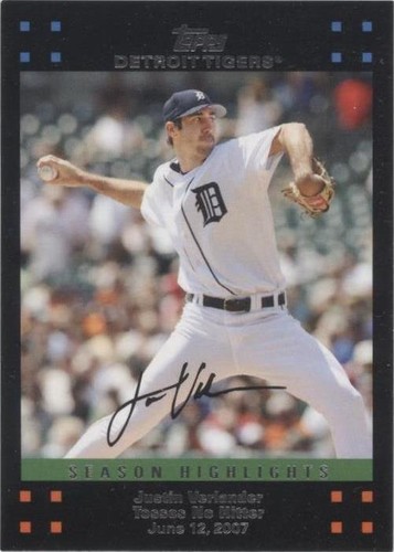 2007 Topps Updates & Highlights - Justin Verlander #UH212