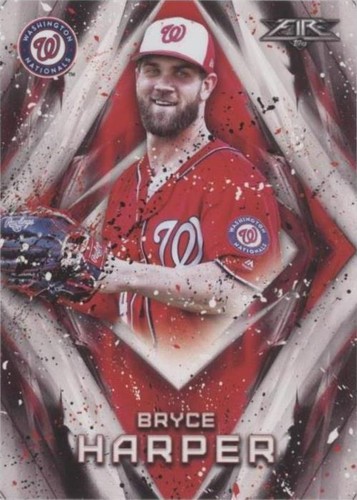 2017 Topps Fire - Bryce Harper #76