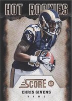 2012 Score Chris Givens #25