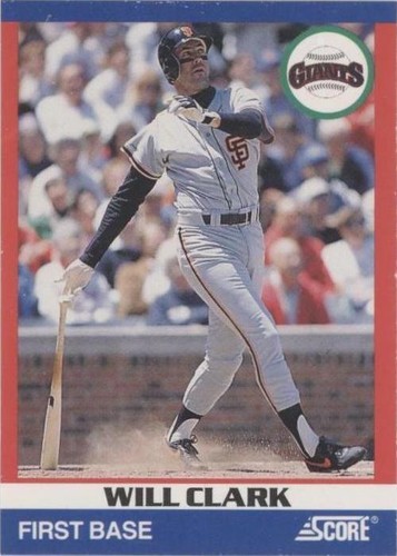 1991 Score 100 Hottest Players - Will Clark #4