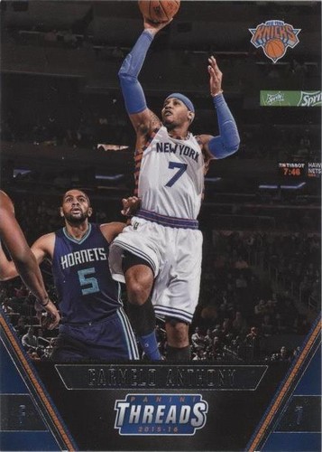 2015-16 Panini Threads - Carmelo Anthony #107