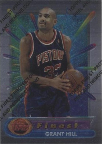 1994 Finest Refractor W/Coating #200 Grant Hill RC HOF PSA 8