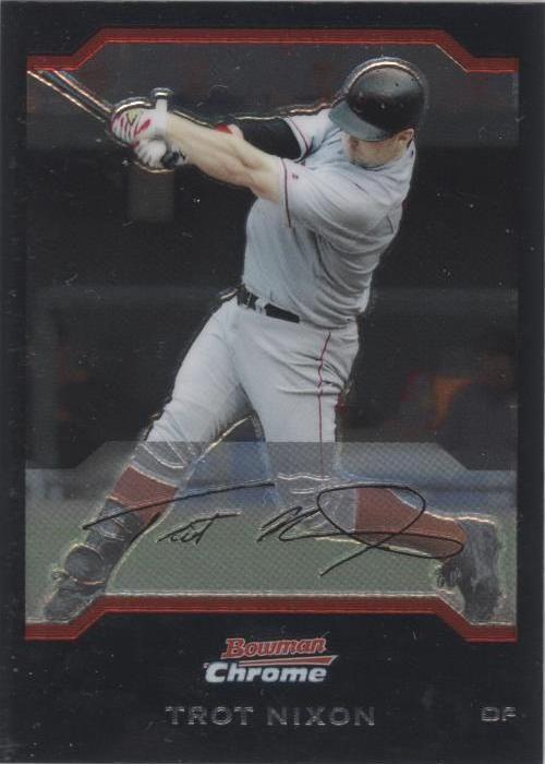 2004 Bowman Chrome - Trot Nixon #52