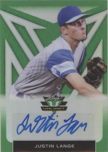 2020 Leaf Valiant - Justin Lange #PA-JL1