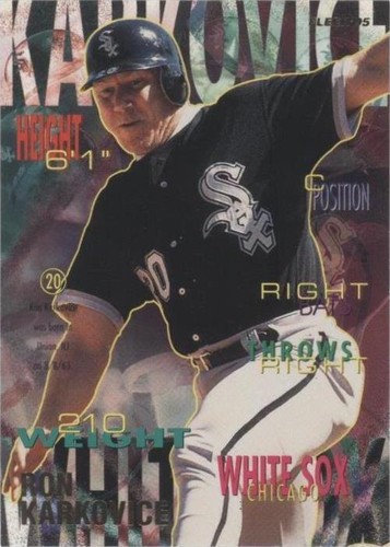 1995 Fleer - Ron Karkovice #122