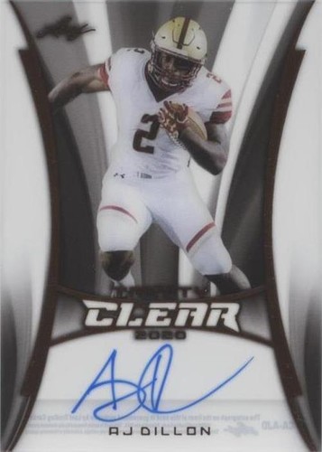 2020 Leaf Trinity A. J. Dillon #CA-AJD