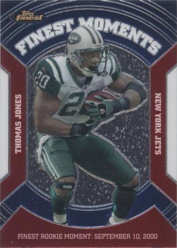 2007 Topps Finest Thomas Jones #VFM-TJ