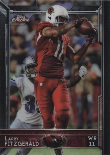 2015 Topps Chrome Larry Fitzgerald #58
