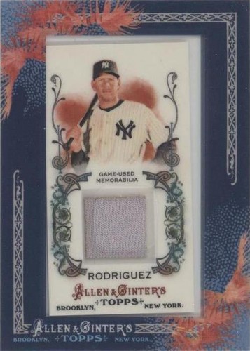 2011 Topps Allen & Ginter's - Alex Rodriguez #AGR-AR